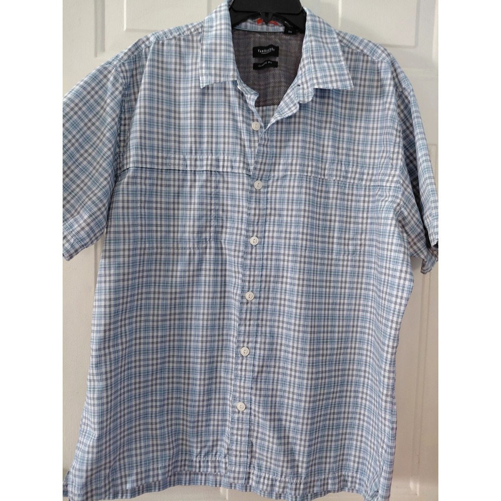Van Heusen Traveler Men's Shirt Blue XL